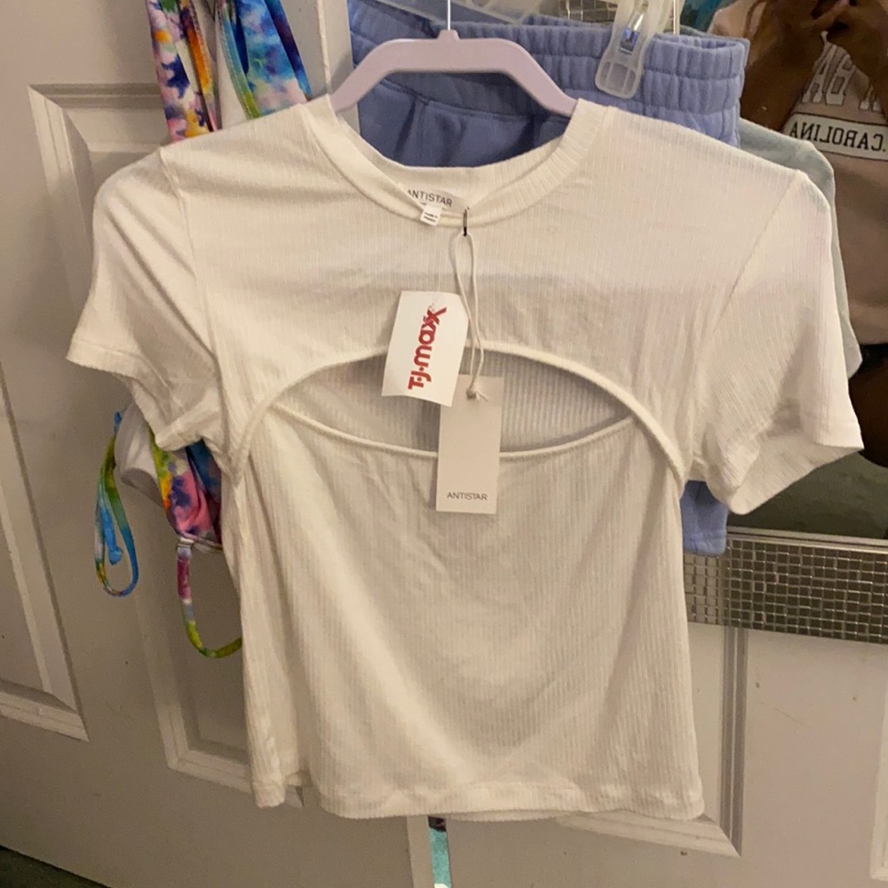 white top